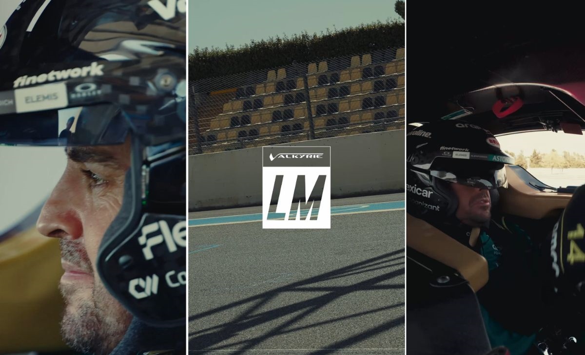 Breve ritorno ai prototipi: test a 210 miglia orarie per Alonso sulla Valkyrie LM