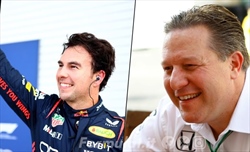 Brown ringrazia Perez: «Le sue prestazioni stanno aiutando i rivali Red Bull» - Brown ringrazia Perez: «Le sue prestazioni stanno aiutando i rivali Red Bull»