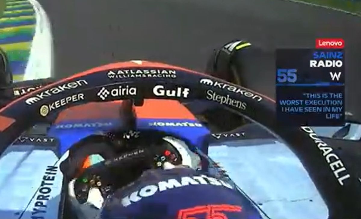 Carlos Sainz scatterà ultimo nella Sprint Race: il grave errore di squadra