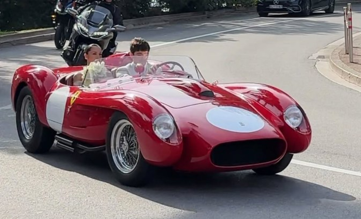 Charles Leclerc si è sposato: il video al volante della Ferrari 250 Testa Rossa 