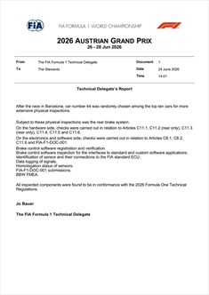 Controlli approfonditi della FIA sulla Ferrari di Hamilton dopo Barcellona - Controlli approfonditi della FIA sulla Ferrari di Hamilton dopo Barcellona