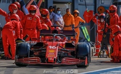 Dopo la sosta Leclerc ha rallentato per fuel saving