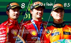 Doppietta Ferrari con un eroico Sainz a Melbourne, Verstappen ko: le pagelle del GP