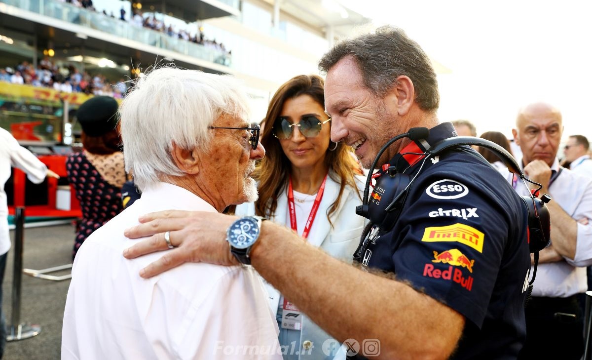 Ecclestone alleato di Horner: «Sbattuto fuori come se avesse ucciso qualcuno»