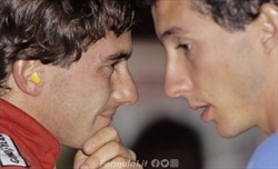 Esclusiva foto di Ayrton Senna con il fratello Leonard