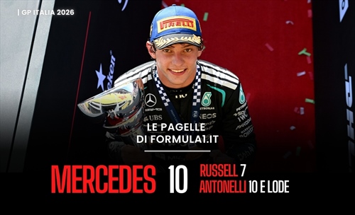 F1, Antonelli incanta Monza. Disastro con tensione per Ferrari: le pagelle del GP - F1, Antonelli incanta Monza. Disastro con tensione per Ferrari: le pagelle del GP