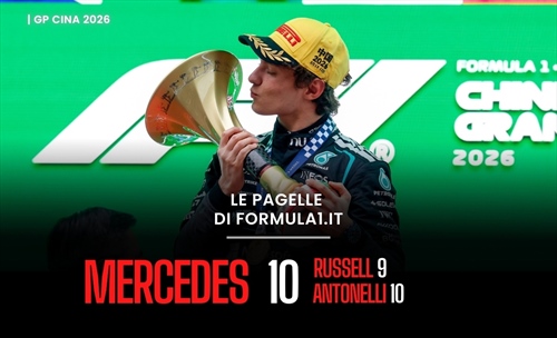 F1, Antonelli nella storia, Hamilton lotta. Ferrari deve crescere: le pagelle del GP  - F1, Antonelli nella storia, Hamilton lotta. Ferrari deve crescere: le pagelle del GP 