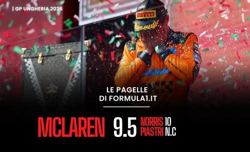 F1, Ferrari doccia fredda a Budapest, Norris torna e Max esalta: le pagelle del GP - F1, Ferrari doccia fredda a Budapest, Norris torna e Max esalta: le pagelle del GP