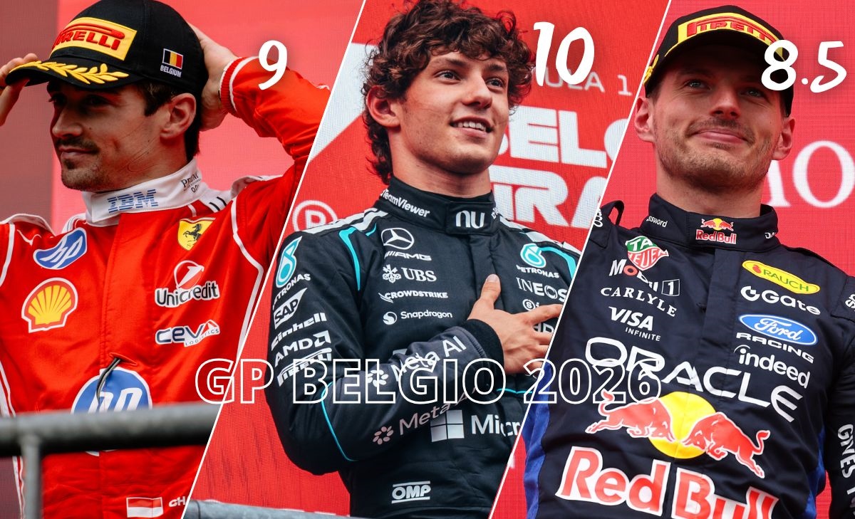 F1, Ferrari ribalta i pronostici in Belgio ma Antonelli trionfa: le pagelle del GP
