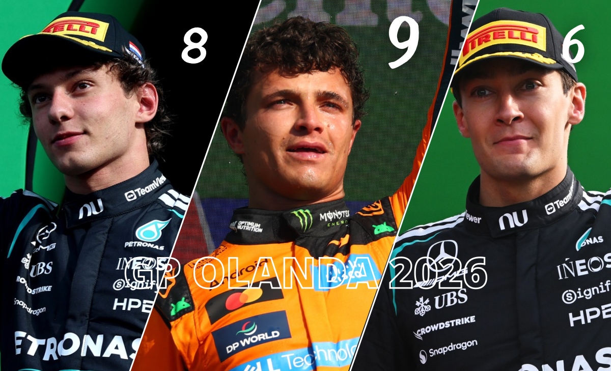 F1, flop Ferrari in Olanda. Norris risorge e Verstappen sbaglia: le pagelle del GP