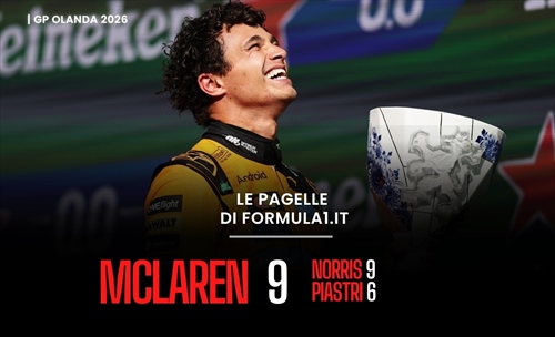 F1, flop Ferrari in Olanda. Norris risorge e Verstappen sbaglia: le pagelle del GP - F1, flop Ferrari in Olanda. Norris risorge e Verstappen sbaglia: le pagelle del GP