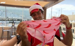 F1: Le reazioni dei piloti al «Babbo Natale segreto»