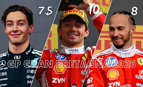 F1, Leclerc risorge a Silverstone. Antonelli stile Villeneuve: le pagelle del GP