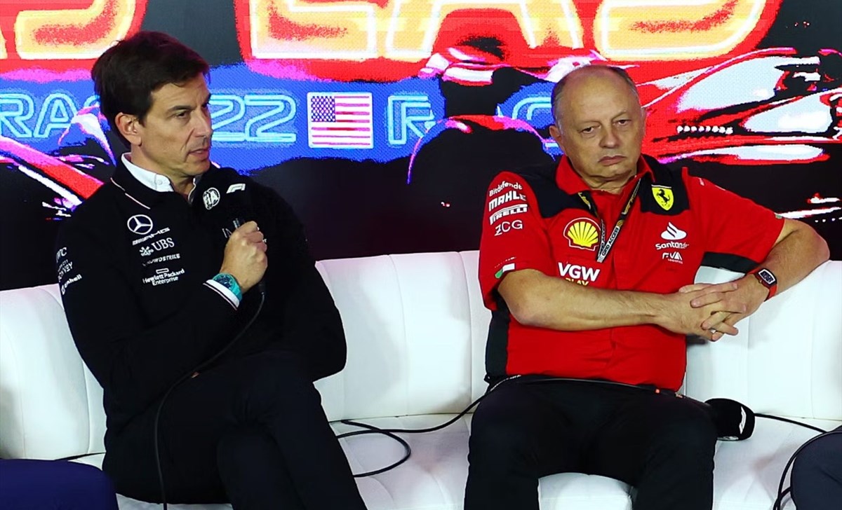 F1, Toto Wolff teme la Ferrari e attacca: «Continuano a lamentarsi»