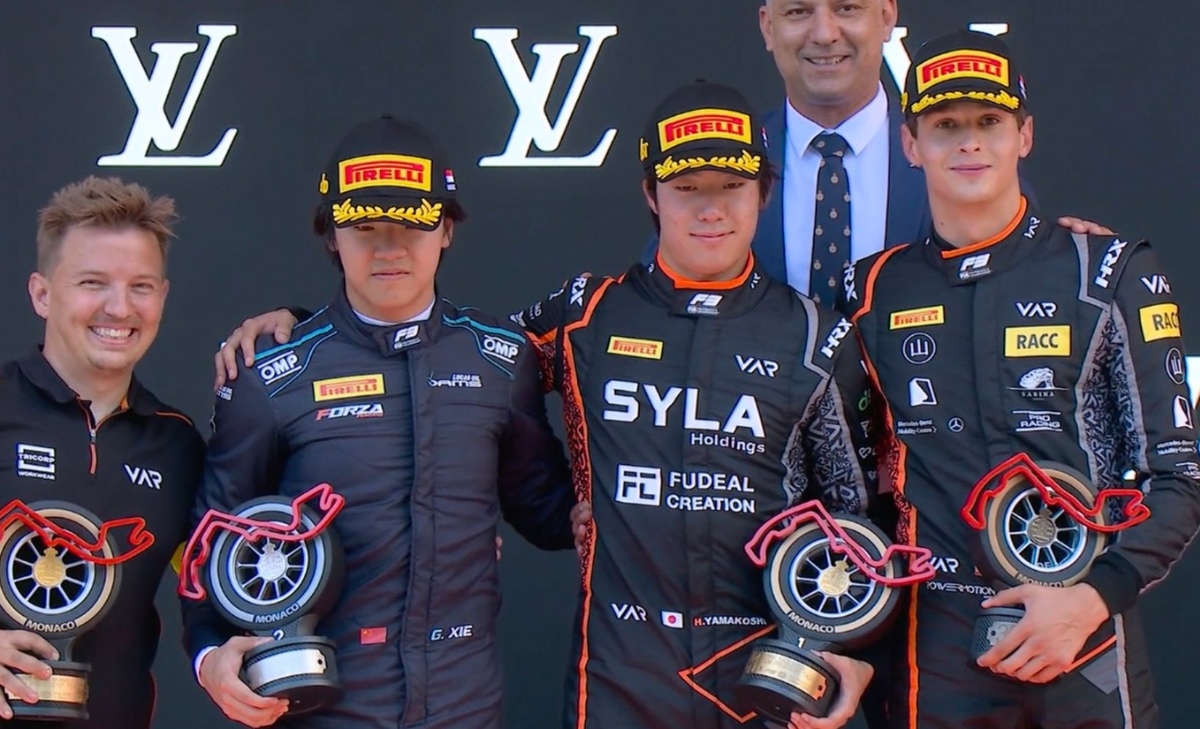 F3, Monaco - Sprint: vince Yamakoshi davanti a Xie