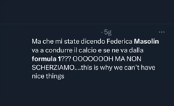 Federica Masolin lascia la Formula 1 per il calcio, la rivolta Twitter e la smentita - Federica Masolin via dalla Formula 1 per il calcio, la rivolta twitter e la smentita