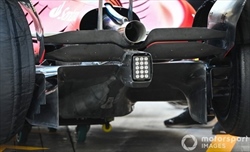Ferrari, modifiche all'estrattore posteriore della F1-75: le immagini - Ferrari