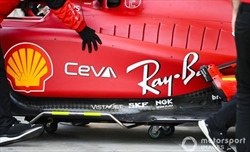 Ferrari, modifiche all'estrattore posteriore della F1-75: le immagini - Ferrari