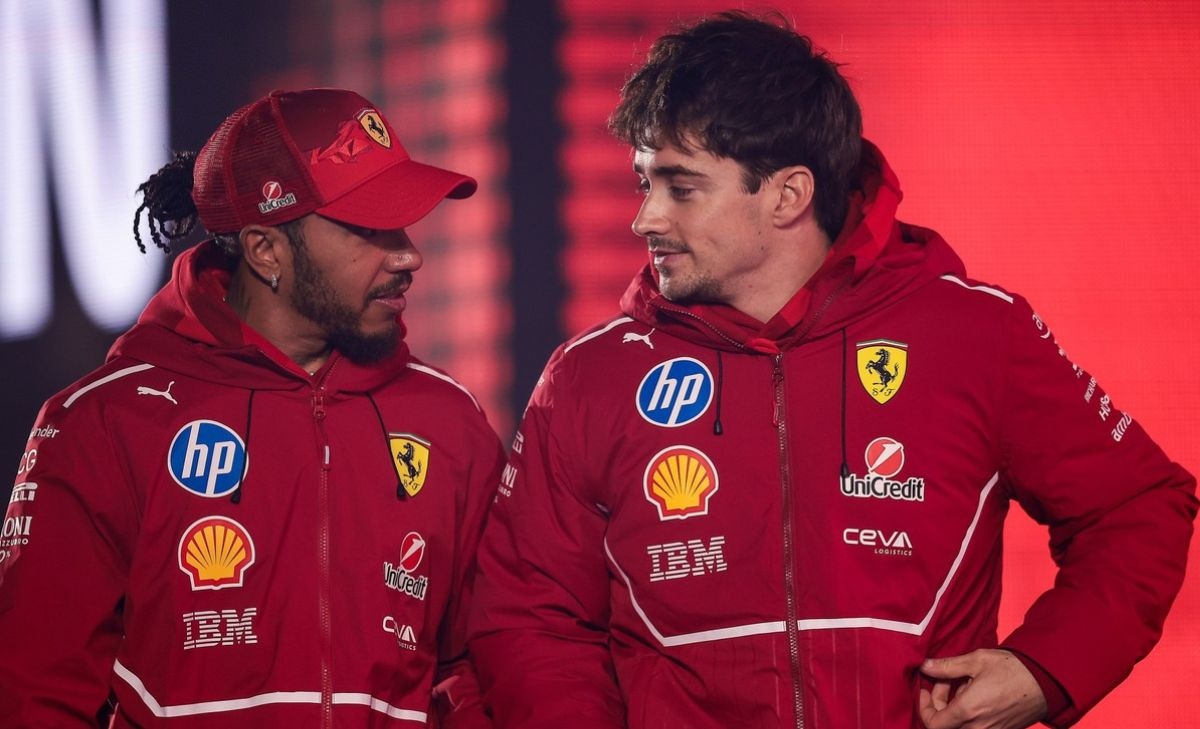 Ferrari, Leclerc, Hamilton