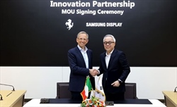 Ferrari annuncia una nuova partnership con Samsung