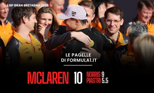 Ferrari e Piastri sprecano a Silverstone, Norris ringrazia. Super Hulkenberg: le pagelle del GP  - Ferrari e Piastri sprecano a Silverstone, Norris ringrazia. Super Hulkenberg: le pagelle del GP 