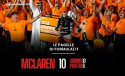 Ferrari eroica ma non basta, la McLaren è campione del mondo: le pagelle del GP - Ferrari eroica ma non basta, la McLaren è campione del mondo: le pagelle del GP di Abu Dhabi