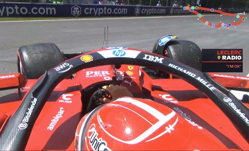 Ferrari, il team radio di Leclerc dopo l'errore in PL1: «Colpa mia, scusate»