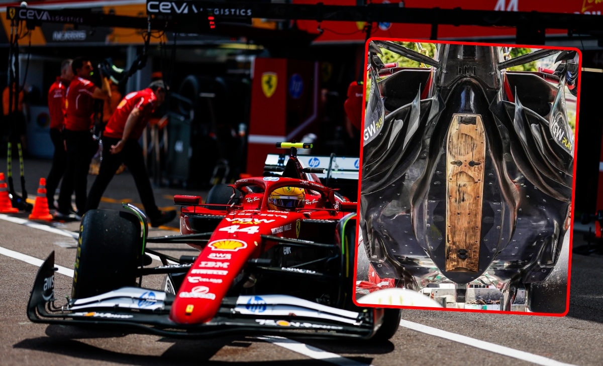 Ferrari SF-25: l'analisi del fondo grazie all'incidente di Hamilton Ferrari SF-25: l'analisi del fondo grazie all'incidente di Hamilton