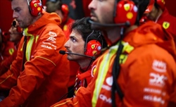 Ferrari, un problema alla trasmissione ferma Sainz: «Per me sarà un weekend Sprint»