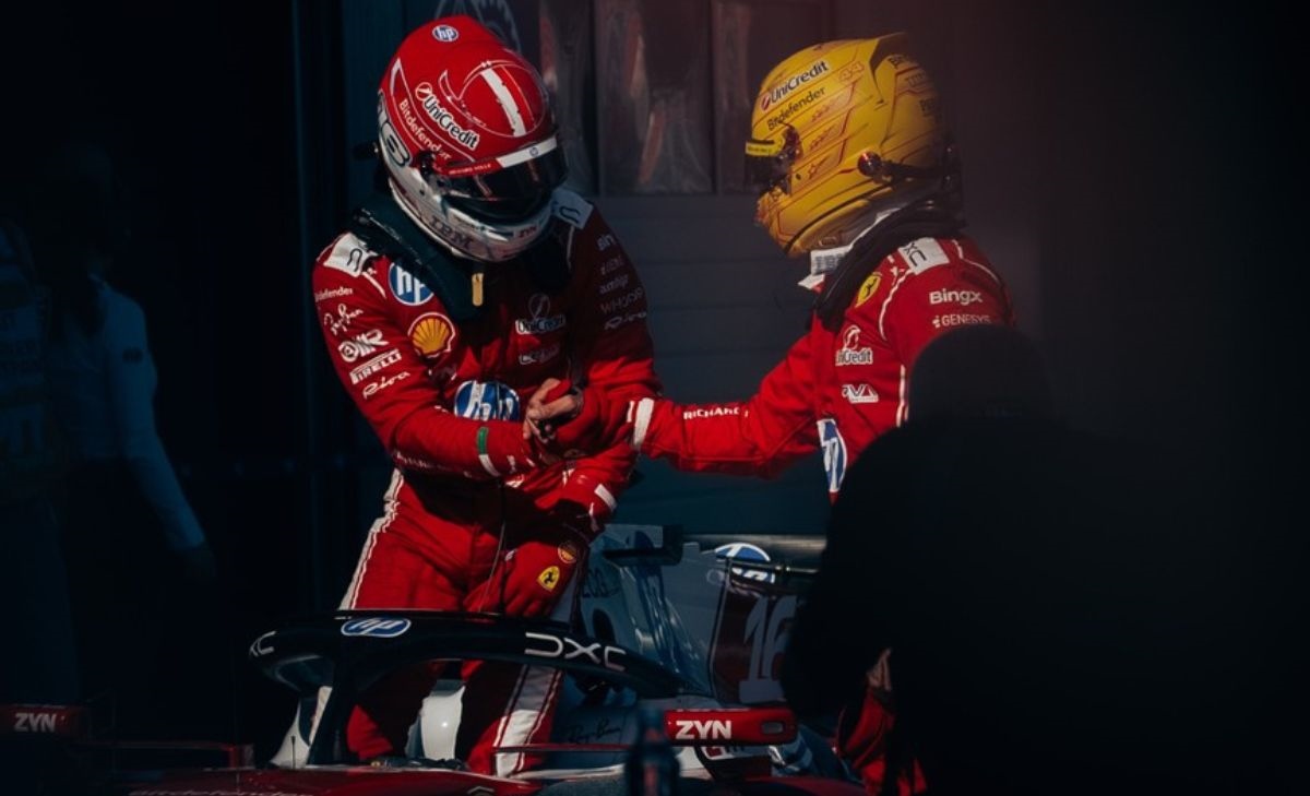 Ferrari, Leclerc, Hamilton,