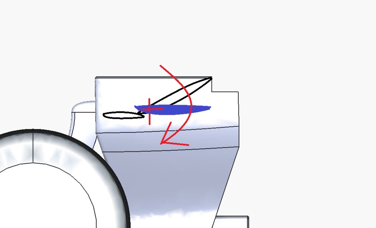 Alpine, ala posteriore