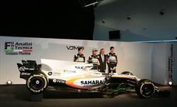 FORCE INDIA VJM10: l'analisi tecnica