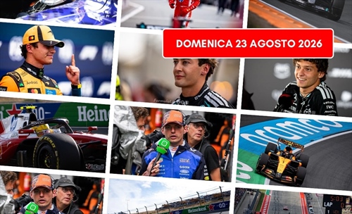 Formula 1, il punto di domenica 23 agosto 2026