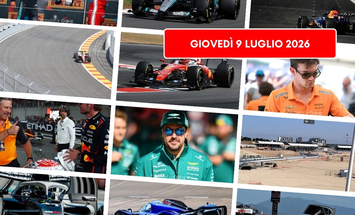Formula 1, il punto di giovedì 10 luglio 2026: