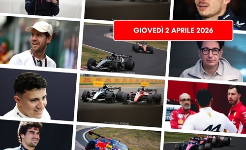 Formula 1, il punto di giovedì 2 aprile 2026