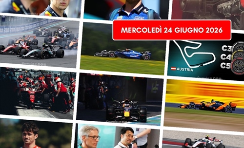 Formula 1, il punto di giovedì 24 giugno 2026: 