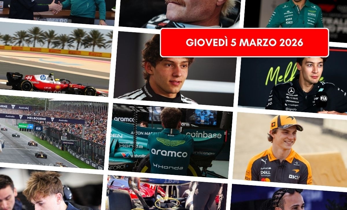 Formula 1, il punto di giovedì 5 marzo 2026