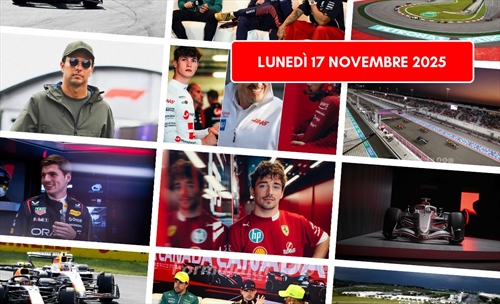 Formula 1, il punto di lunedì 17 novembre 2025: é race week