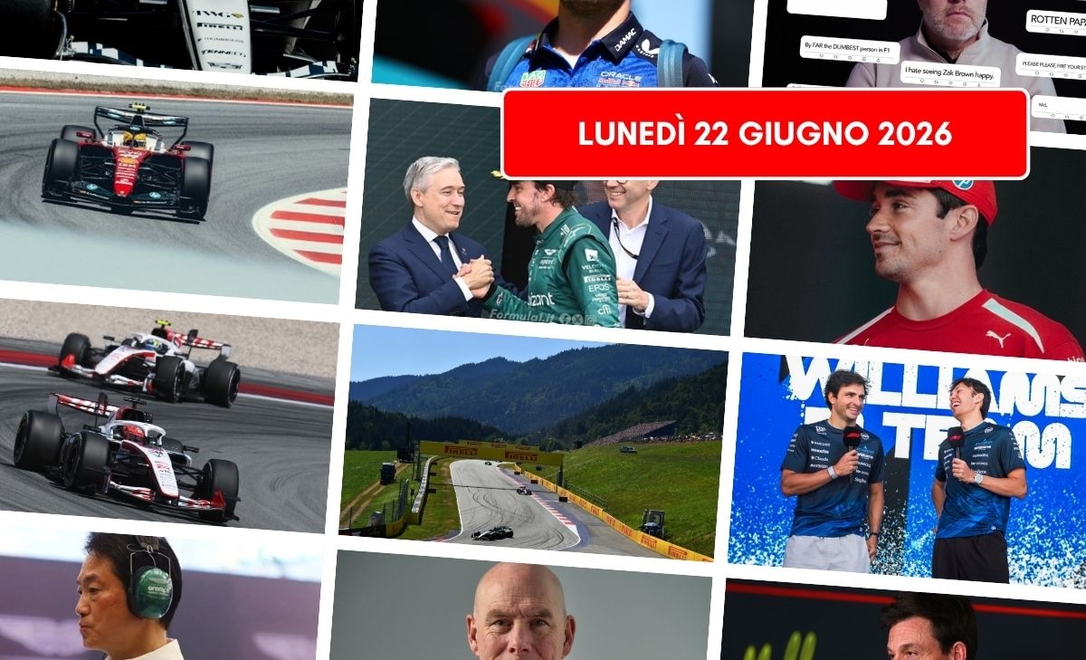 Formula 1, il punto di lunedì 22 giugno 2026