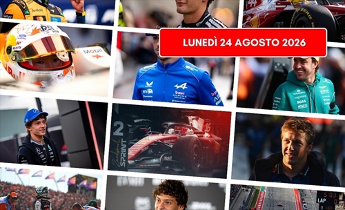 Formula 1, il punto di lunedì 24 agosto 2026