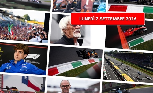 Formula 1, il punto di lunedì 7 settembre 2026