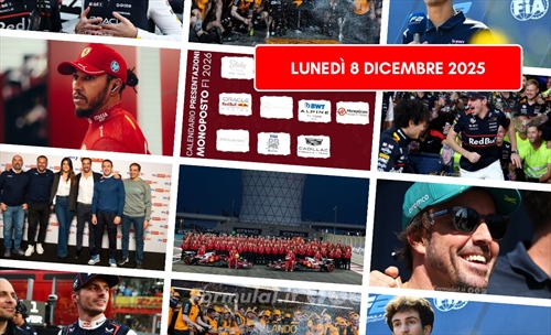 Formula 1, il punto di lunedì 8 dicembre 2025: scenari ed emozioni future