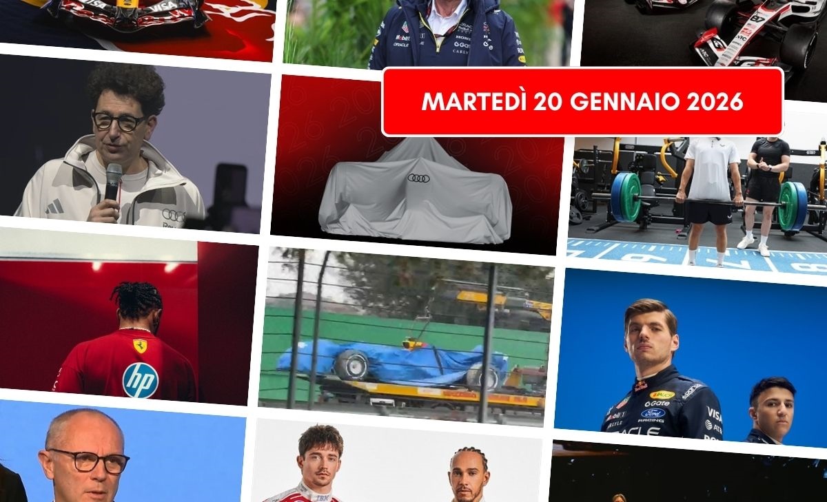 Formula 1, il punto di martedì 20 gennaio 2026: 