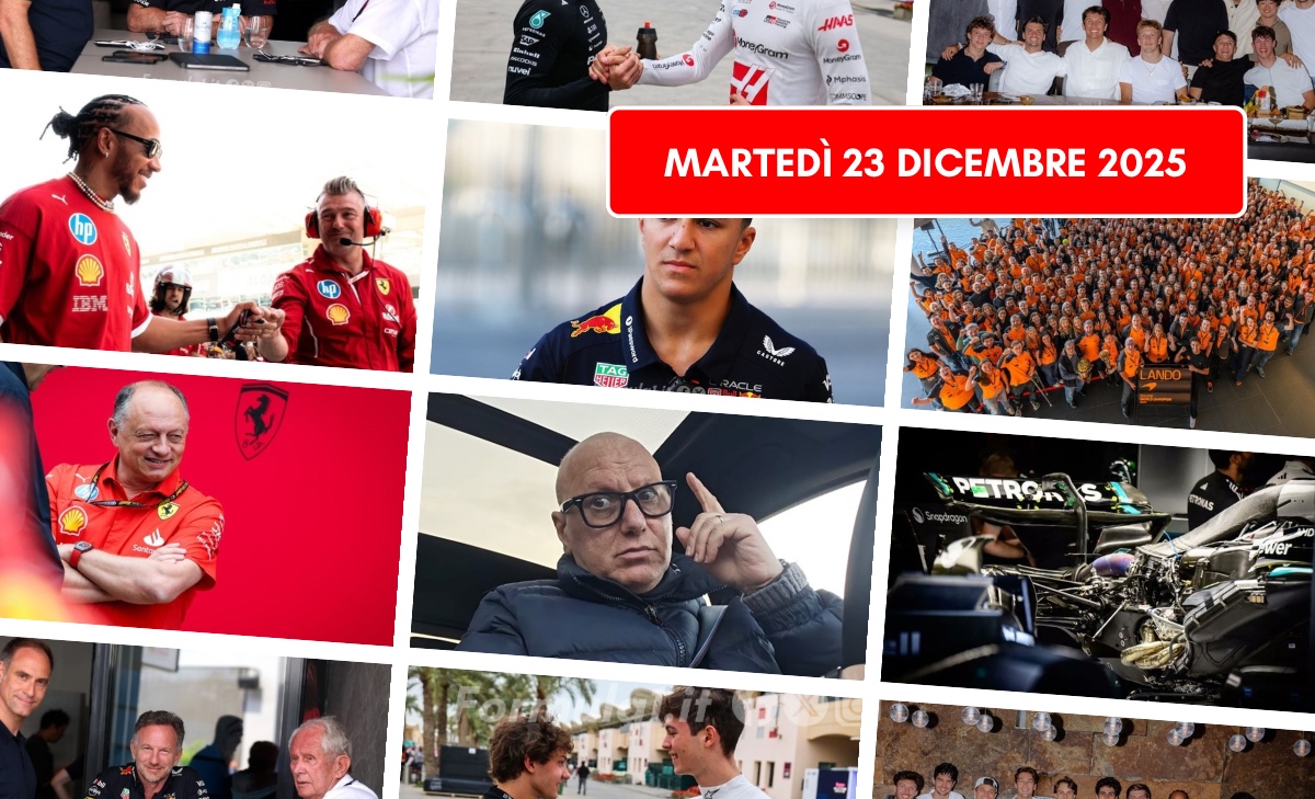 Formula 1, il punto di martedì 23 dicembre 2025: