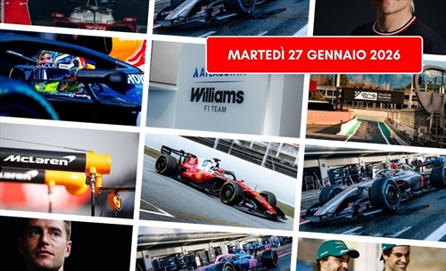 Formula 1, il punto di martedì 27 gennaio 2026: la pioggia limita lo show