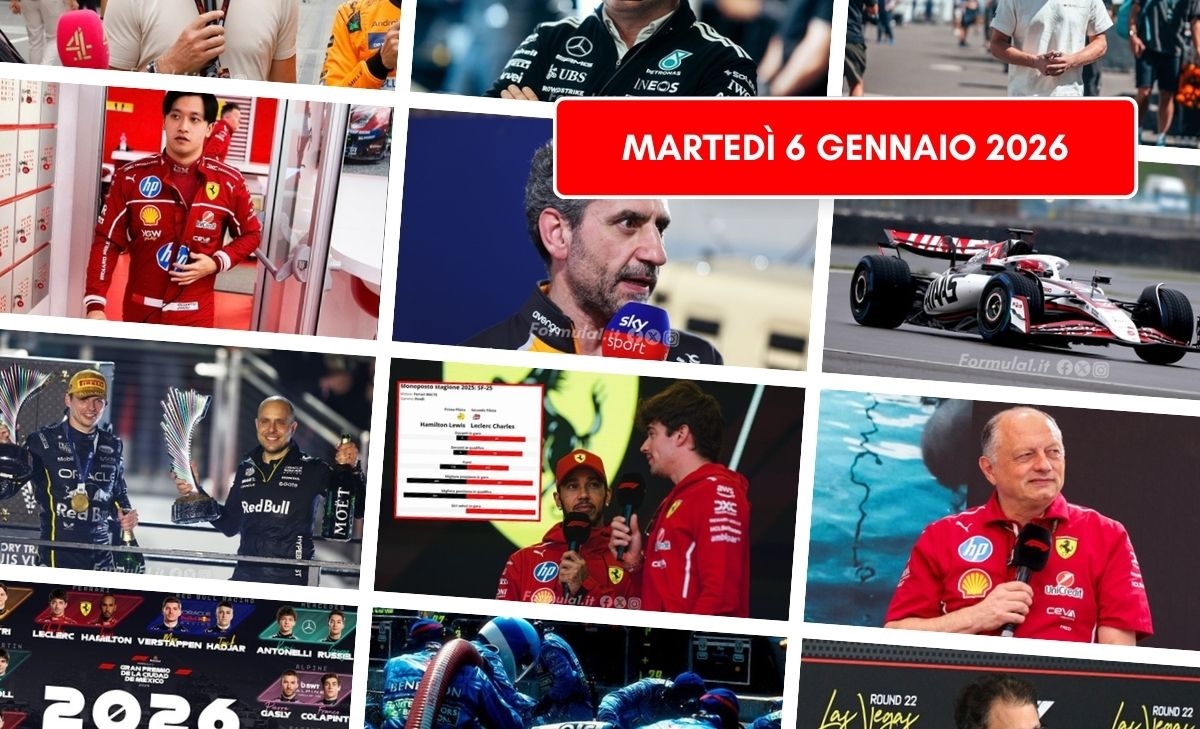 Formula 1, il punto di martedì 6 gennaio 2026: passato e futuro si incontrano