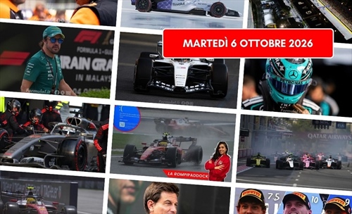 Formula 1, il punto di martedì 6 ottobre 2026