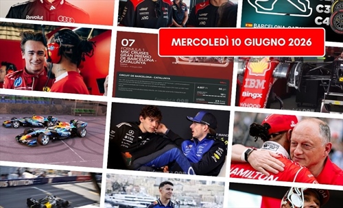 Formula 1, il punto di mercoledì 10 giugno 2026: