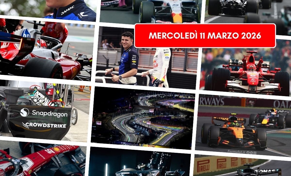 Formula 1, il punto di mercoledì 11 marzo 2026: 