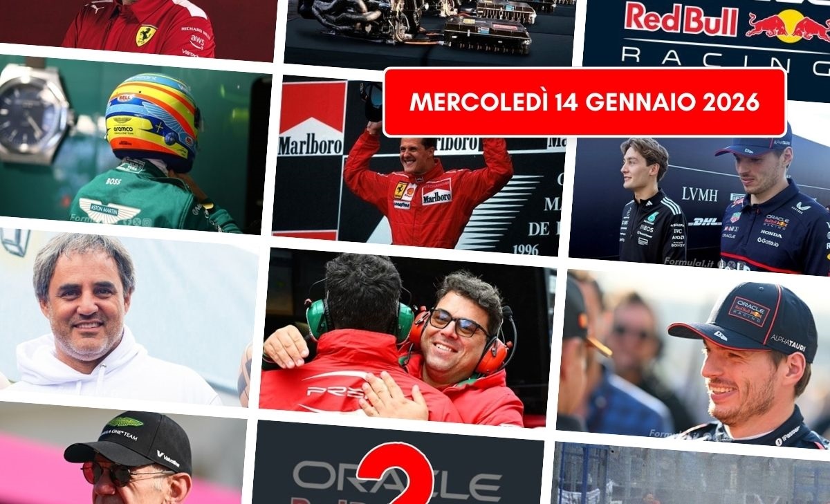 Formula 1, il punto di mercoledì 14 gennaio 2026: fulmini a ciel sereno